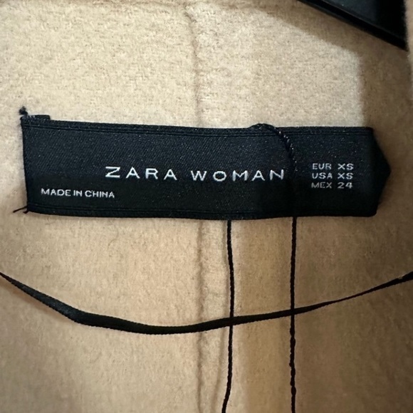 Zara Wool Blend Coat - Picture 4 of 6